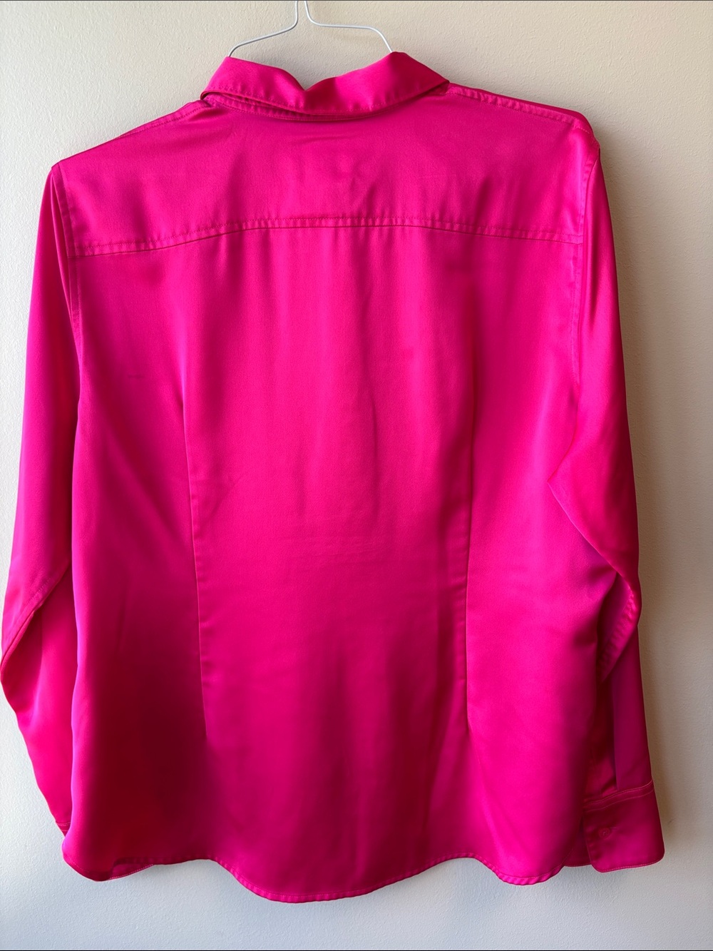 J. Crew Fuchsia Button-Front Blouse - Picture 6 of 7